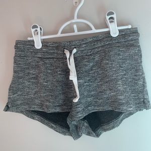 Gray lounge shorts